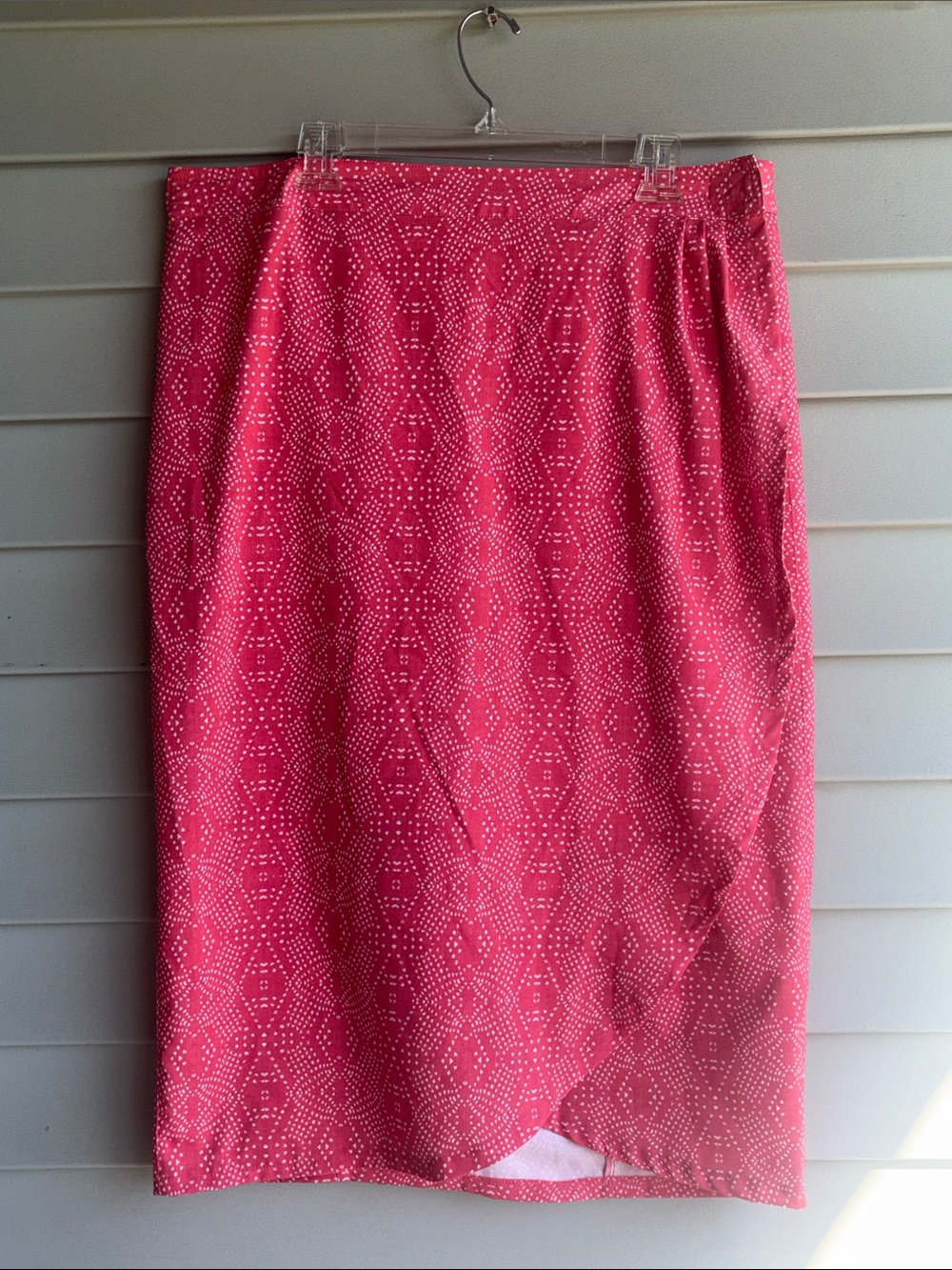 Ripskirt Hawaii wrap Pink Printed Pencil Skirt